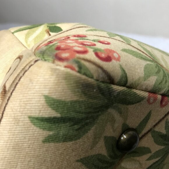 Isabella Fiori Vintage Monkey Palm Tree Tropical Beaded Hand Bag Bamboo Handles - Picture 7 of 16